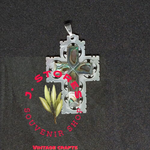 Mother of pearl handmade Cross 10g Bevel