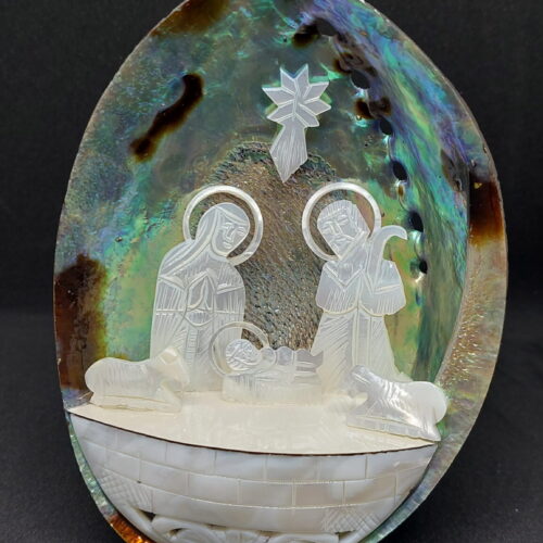 Mother of pearl handmade shell nativity jerusalem holy land bethlehem 100g