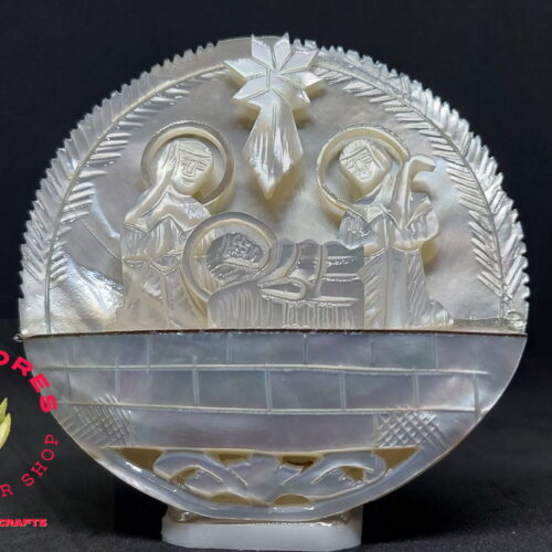 Mother of pearl handmade shell Nativity 50g