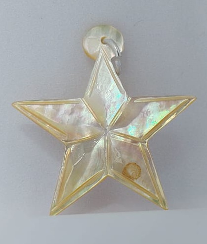 Mother of pearl handmade star Neckless
